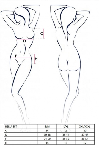 Комплект черный Bella set S-M  фото 4