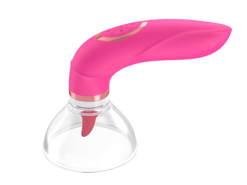 Стимулятор клитора с помпой  "Шаловливый язычок" фото 3