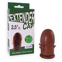 Насадка-удлинитель для члена, из латекса и с усиками