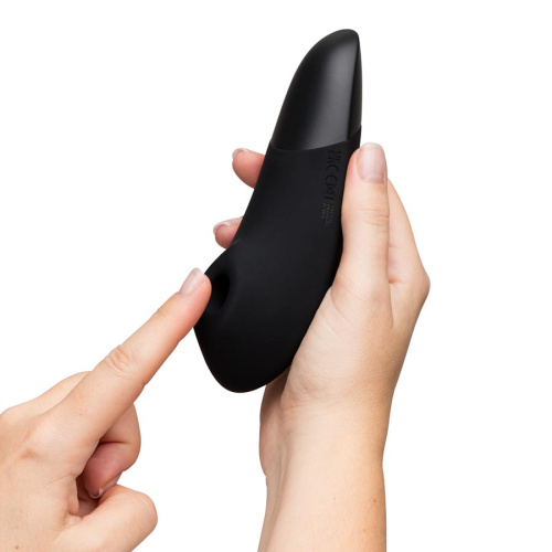 Бесконтактный клиторальный стимулятор Womanizer Enhance с вибрацией,черный