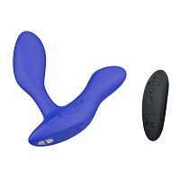 Вибратор We-Vibe Vector+ синий,+ батарейка для пульта