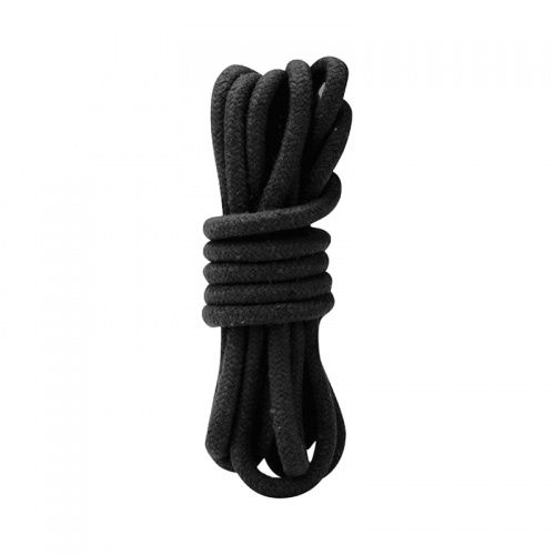 Черная хлопковая веревка для связывания 3 м