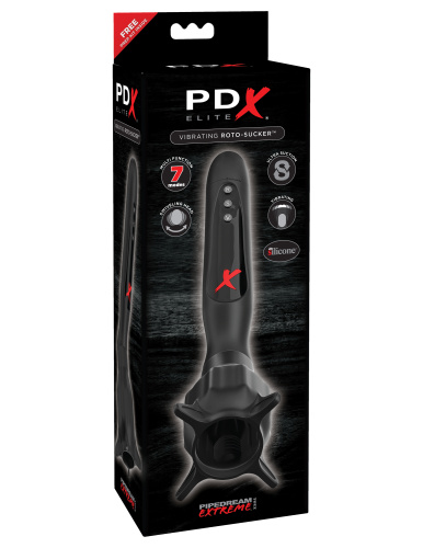 Мастурбатор с вибрацией и сосущим эффектом Roto-Sucker 512 PDRD фото 4