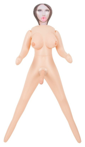 Надувная секс-кукла Lusting Trans, телесная фото 8