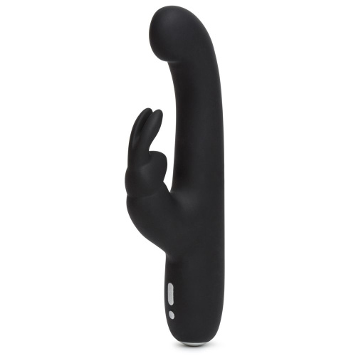 Вибратор Happy Rabbit Slimline G-Spot перезаряжаемый, черный