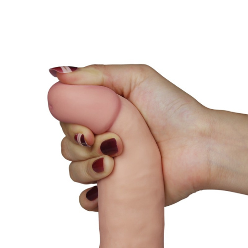 Вибратор реалистик с пультом The Ultra Soft Dude 1091 LV  фото 2