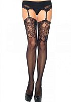 Пояс и чулки с цветочным рисунком