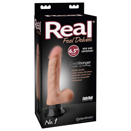 1511-21 PD Вибромассажер реалистик на присоске Real Feel фото 2