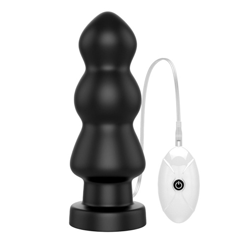 ВИБРАЦИОННЫЙ АНАЛЬНЫЙ РИГГЕР KING SIZE 20 СМ - ЧЕРНЫЙ 120117  LV