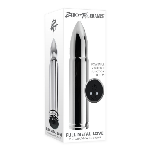 ZE-RS-1027-2 / Вибропуля Full Metal Love фото 3