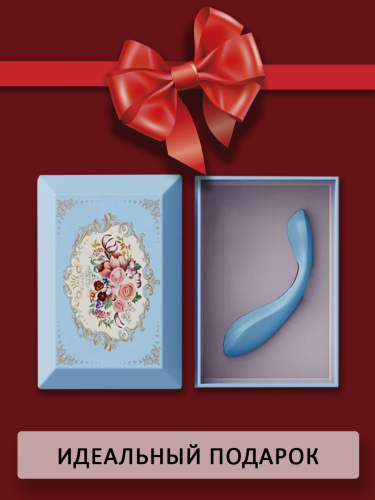 Вибромассажер Jessica Couples Massager Royal с пультом голубой F02113 фото 9