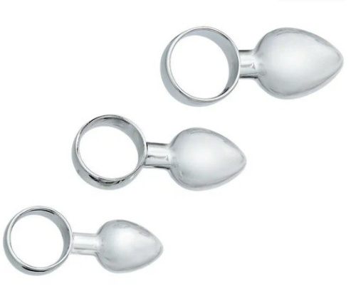 Набор анальных мини  втулок Silver, 157RY