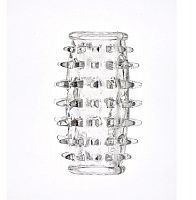 Насадка на фаллос прозрачная 00155 A-4 