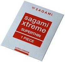 Презервативы Sagami Xtreme Superthin латексные, ультратонкие 1шт.