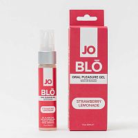 Стимулирующий гель для оральных ласк с десенсибилизацией / JO BLO (Клубничный лимонад) - 30 мл