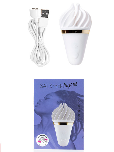 Satisfyer Клиторальный стимулятор Sweet Treat, white фото 8