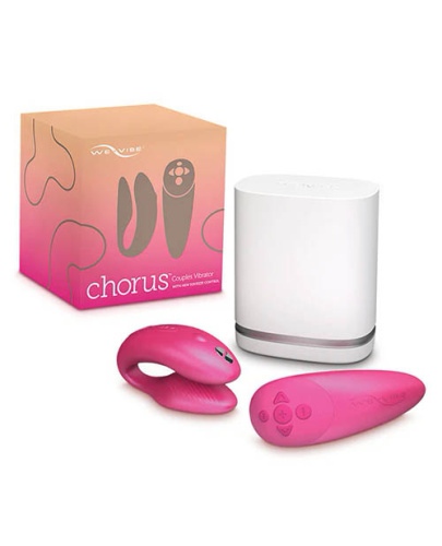 We-Vibe Вибратор для пар из силикона Chorus с пультом ДУ, pink фото 15