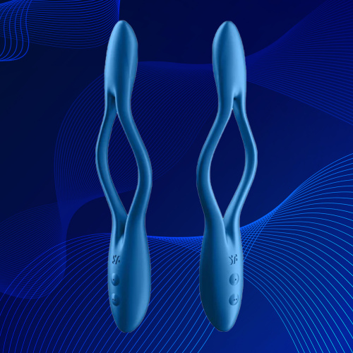 Гибкий универсальный вибратор Satisfyer Elastic Game dark blue (лимитированный цвет) 7649 фото 8