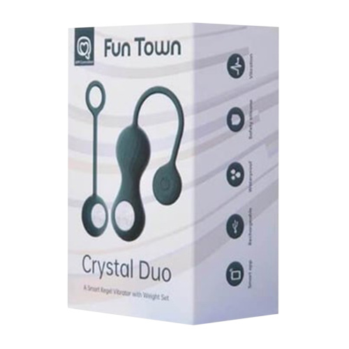 Тренажер Кегеля Magic Motion Crystal Duo темно-зеленый фото 2
