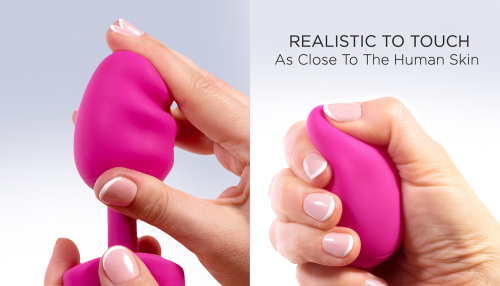 Нежная анальная пробка с вибрацией "Gplug Bioskin" фото 7