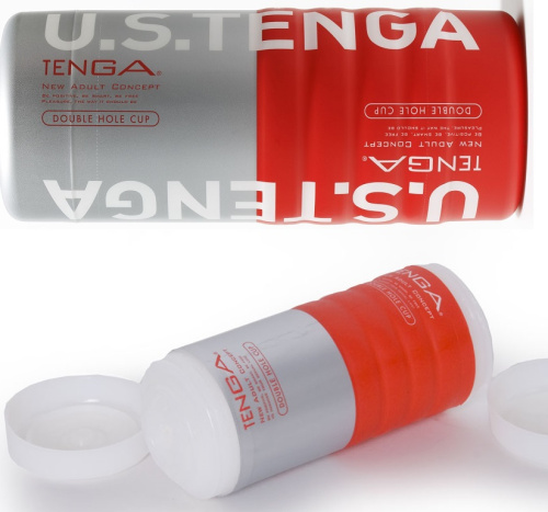 Мастурбатор U.S. Tenga - Double Hole CUP фото 2