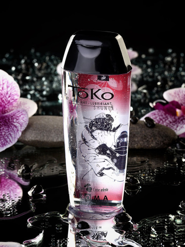 Лубрикант на водной основе "Тoko Aroma", вкус вишня 165мл	 фото 8