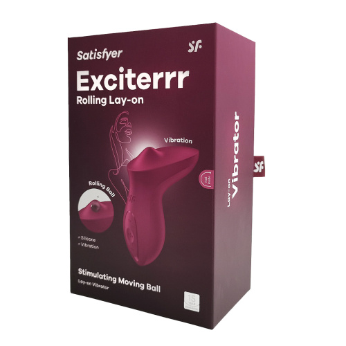 Вибростимулятор Exciterrr, бордо фото 9