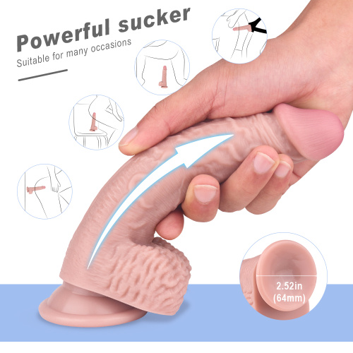 DICK реалистичный фаллоимитатор 15 x 4см SHD-S306 фото 6