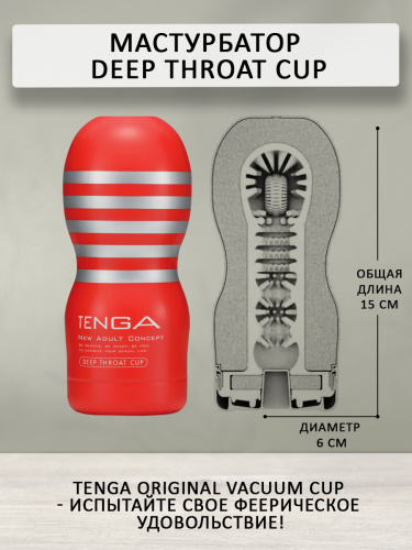 Мастурбатор Tenga Deep Throat Cup 101 TOC фото 4