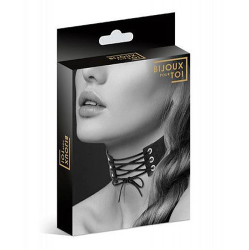 Чокер "Шнуровка" CHOKER LACET NOIR фото 2
