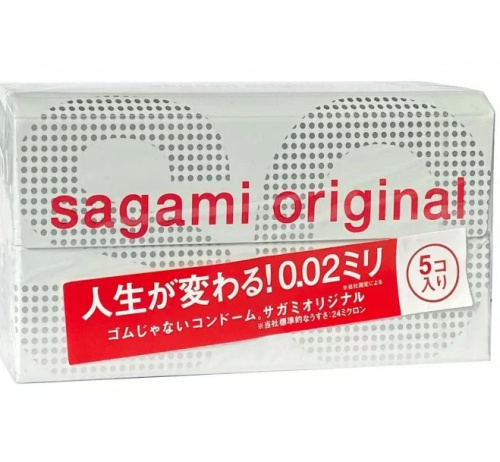 Презервативы Sagami Полиуретан №5 Original 0.02