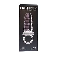 Вибронасадка "Enhancer 7X Ripple Sleeve", Прозрачный