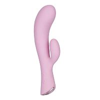 Вибромассажер с клиторальным стимулятором Amour Silicone Dual G Wand