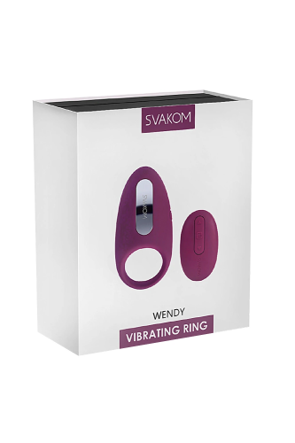 Svakom Winni Violet Эрекционное кольцо с вибрацией и пультом фото 8