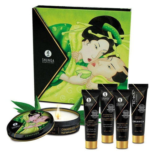 Набор "Geisha's Secret. Экзотический зеленый чай" 5 предметов