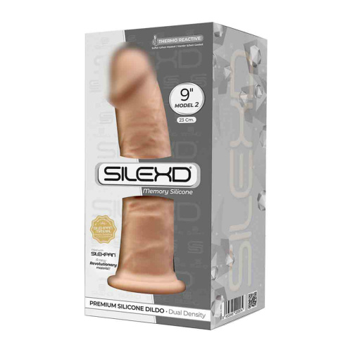 SileXD Фаллоимитатор на присоске MODEL 2, телесный