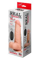 Вибромассажёр REAL Standard на присоске с пультом д/у