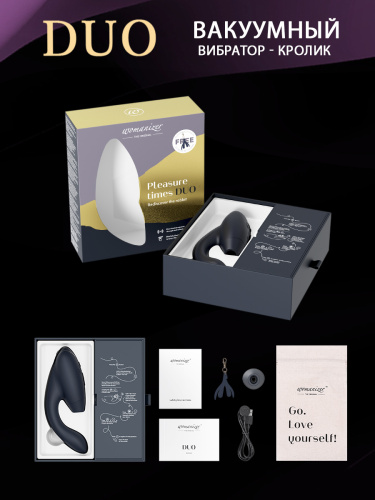 Бесконтактный клиторальный стимулятор Womanizer Duo купить фото 13