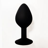 Анальная пробка силиконовая черная M 068 RY
