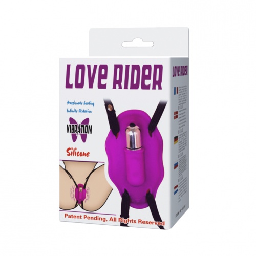 Стимулятор клитора на ремешках с вибрацией Love Rider фото 8