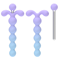 Анальная ёлочка с вибрацией DF1021-3
