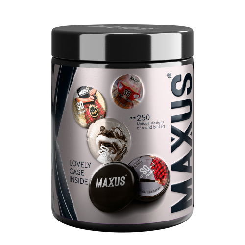 Презервативы MAXUS Extra Strong №15 с железным кейсом, черные, утолщенные, 15 шт фото 3