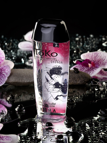 Лубрикант на водной основе "Тoko Aroma", вкус шампанское-клубника 165мл	 фото 8