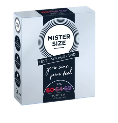 MISTER SIZE 3 размера 60-64-69 презервативы, 3 шт.