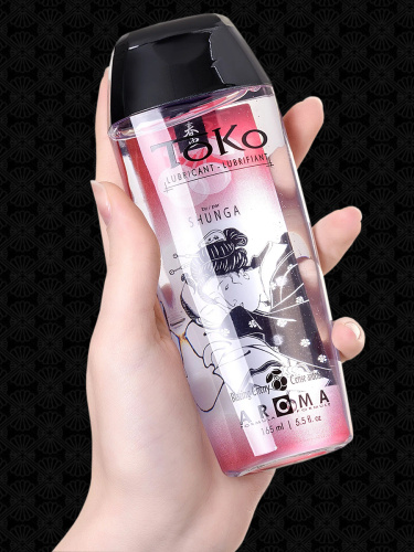 Лубрикант на водной основе "Тoko Aroma", вкус вишня 165мл	 фото 5