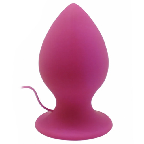 Анальная втулка с вибрацией, розовый фото 3