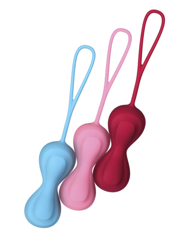 Набор вагинальных шариков "Satisfyer Balls C02 Double", ассорти цветов фото 8