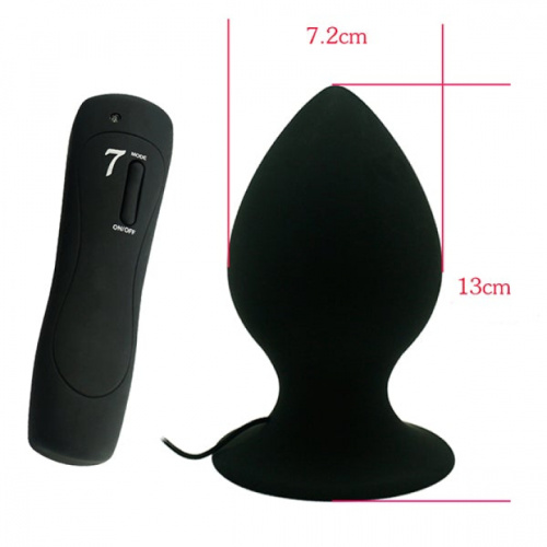 Анальная пробка с вибрацией "Anal Mega" 