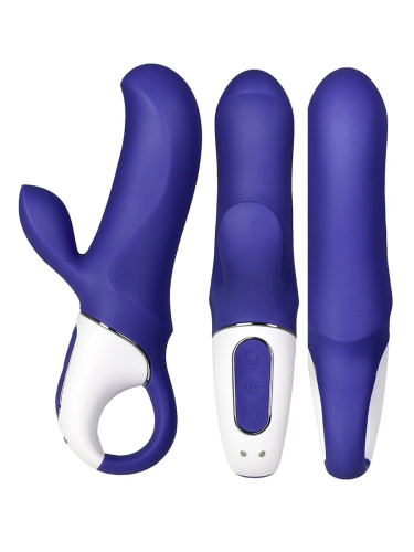 Satisfyer Вибратор Vibes Magic Bunny с клиторальным отростком 17.7 см, фиолетовый фото 5
