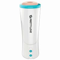 Мастурбатор с имитацией фрикций Pretty Love Aby, белый